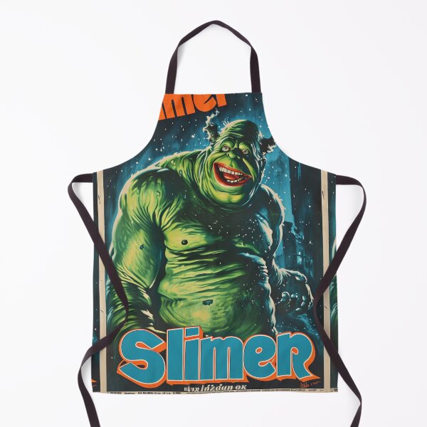 Item preview, Green Grotesque Creature in Retro Poster Style designed and sold by Piotrek0001.