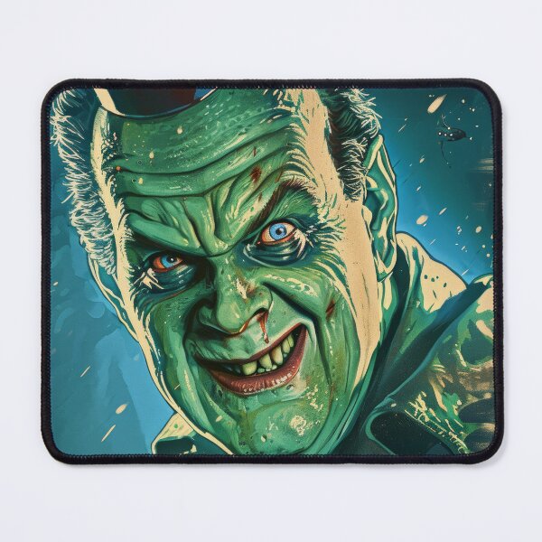 Item preview, Green Grotesque Creature in Retro Poster Style designed and sold by Piotrek0001.