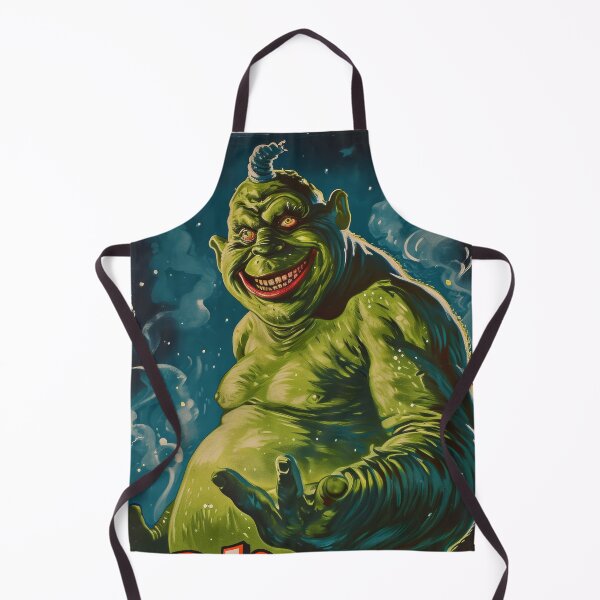 Item preview, Green Grotesque Creature in Retro Poster Style designed and sold by Piotrek0001.