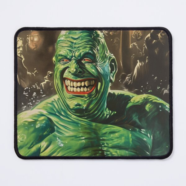 Item preview, Green Grotesque Creature in Retro Poster Style designed and sold by Piotrek0001.
