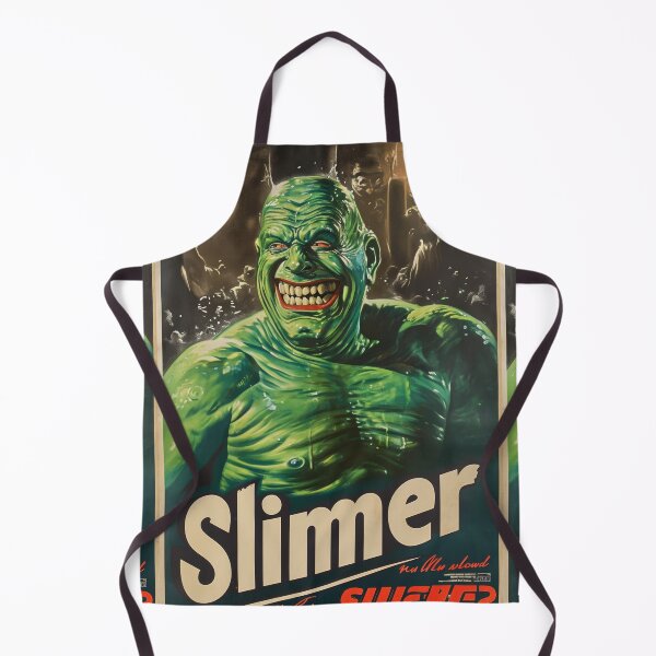 Item preview, Green Grotesque Creature in Retro Poster Style designed and sold by Piotrek0001.