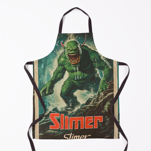 Item preview, Green Grotesque Creature in Retro Poster Style designed and sold by Piotrek0001.