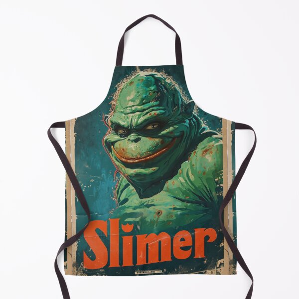 Item preview, Green Grotesque Creature in Retro Poster Style designed and sold by Piotrek0001.
