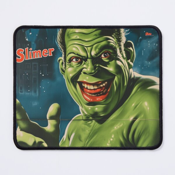 Item preview, Green Grotesque Creature in Retro Poster Style designed and sold by Piotrek0001.