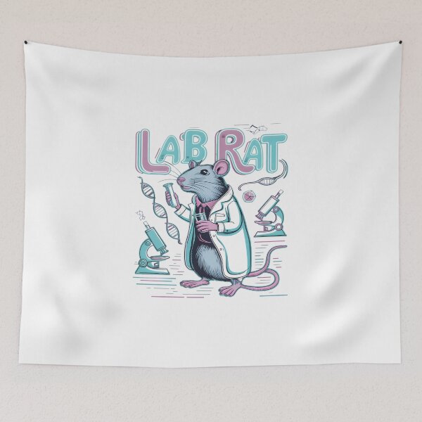 Item preview, Lab rat DNA scientist unique geek designed and sold by FriendlyLlama.