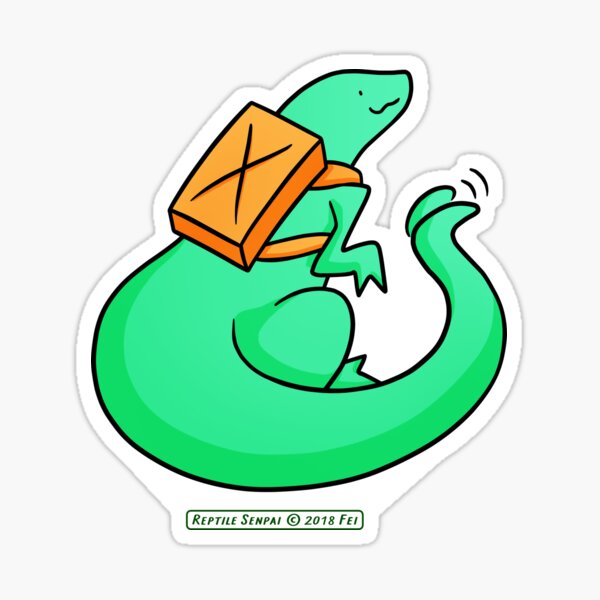 Reptile Senpai S05E01 Sticker
