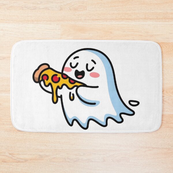 Item preview, Pizza Party with a Cute Little Ghost designed and sold by XquisiteFashion.
