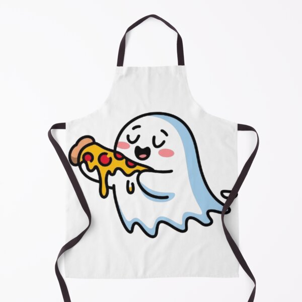 Item preview, Pizza Party with a Cute Little Ghost designed and sold by XquisiteFashion.