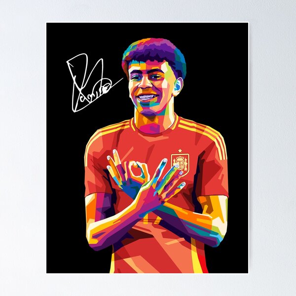 Item preview, Lamine Yamal Wpap Pop Art designed and sold by SiksisArt.