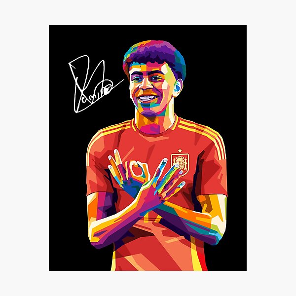 Item preview, Lamine Yamal Wpap Pop Art designed and sold by SiksisArt.