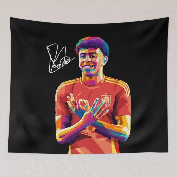 Item preview, Lamine Yamal Wpap Pop Art designed and sold by SiksisArt.