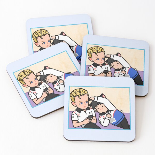 Item preview, Yuki Tsunoda & Liam Lawson designed and sold by ourhappyface.