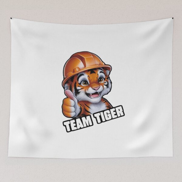 Item preview, Team Tiger - Cute and funny animals theme designed and sold by lavka-xd.