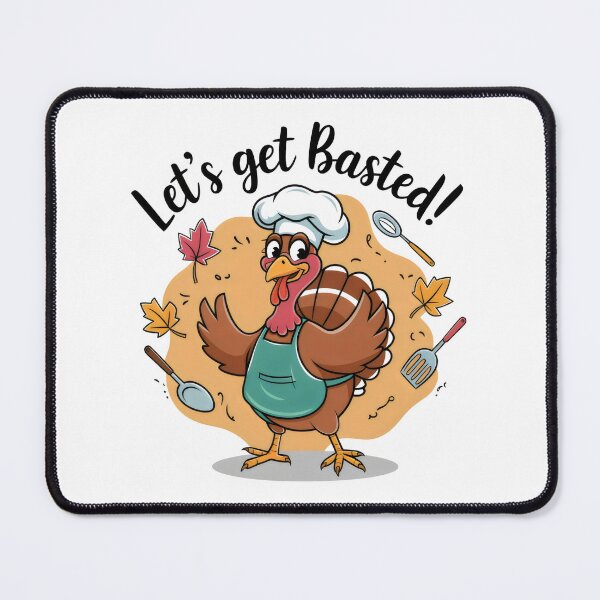 Item preview, Let's Get Basted: Funny Turkey Chef Thanksgiving Shirt designed and sold by ashdenent.