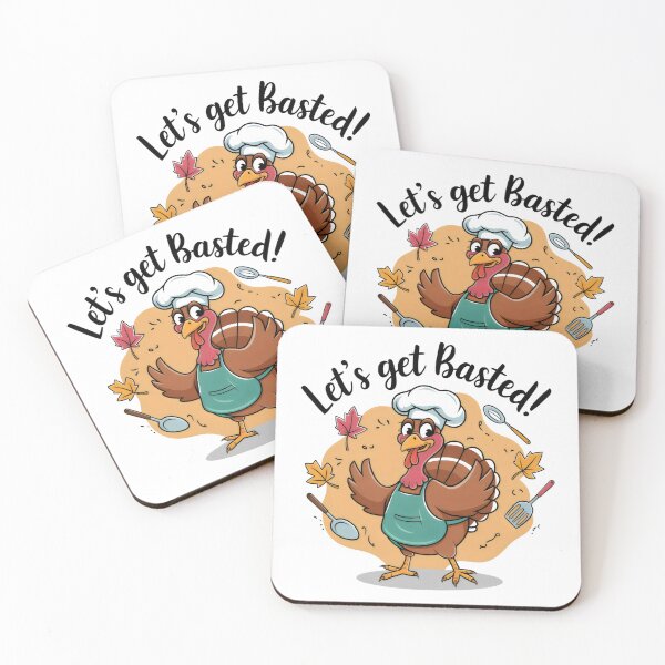Item preview, Let's Get Basted: Funny Turkey Chef Thanksgiving Shirt designed and sold by ashdenent.