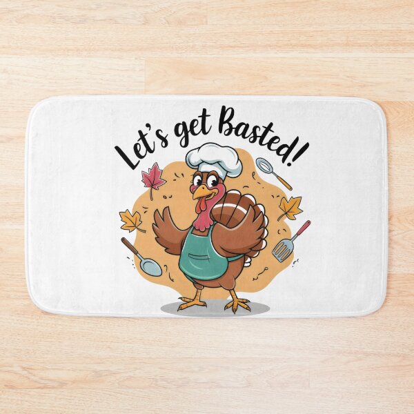 Item preview, Let's Get Basted: Funny Turkey Chef Thanksgiving Shirt designed and sold by ashdenent.