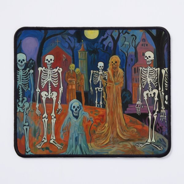 Item preview, Day of the Dead expressionist art painting designed and sold by Vintage Designs +.