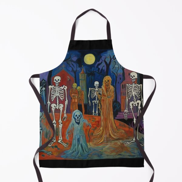 Item preview, Day of the Dead expressionist art painting designed and sold by Vintage Designs +.
