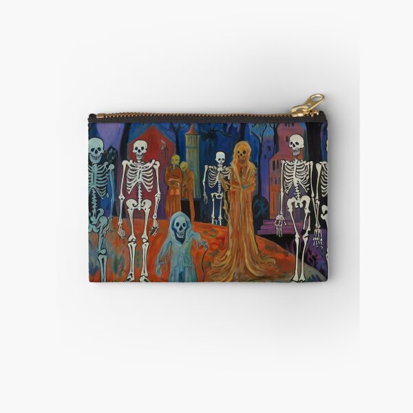 Item preview, Day of the Dead expressionist art painting designed and sold by Vintage Designs +.