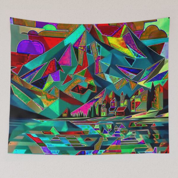 Item preview, Mountain reflected in fjord designed and sold by George Hutton Hunter.