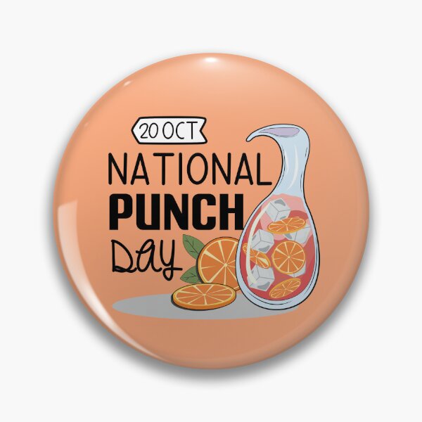 Item preview, 20 October National Punch Day - Wacky Holidays designed and sold by ChemicalXShop.