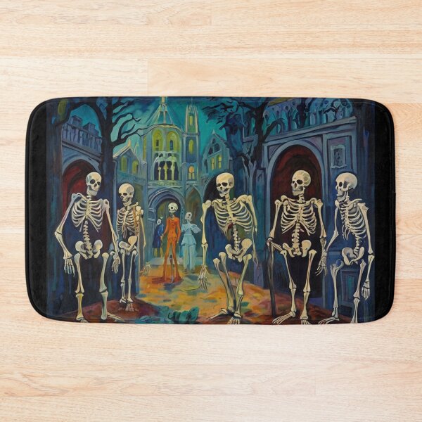 Item preview,  Day of the Dead expressionist art painting designed and sold by Vintage Designs +.