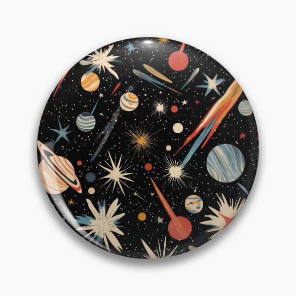 Item preview, Space motif, head in the stars designed and sold by Milega.