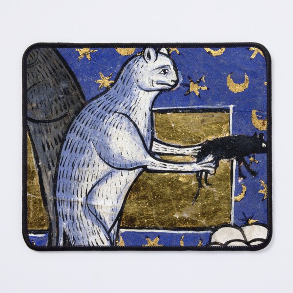 Item preview, Medieval Cat with rat gun designed and sold by elinaarbidane.