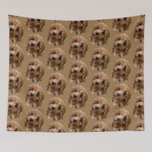 Item preview, Cute Cavoodle Portrait designed and sold by Nicola Morgan.