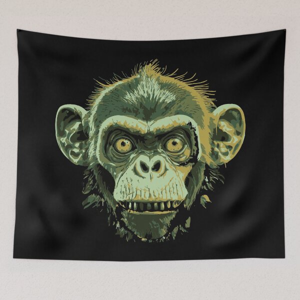 Item preview, Cruel monkey head designed and sold by Boogeyman Bill.