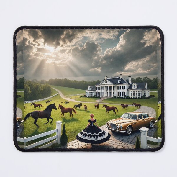 Item preview, Kentucky Horse Farm Elegance at Sunset designed and sold by Meta2Physical.