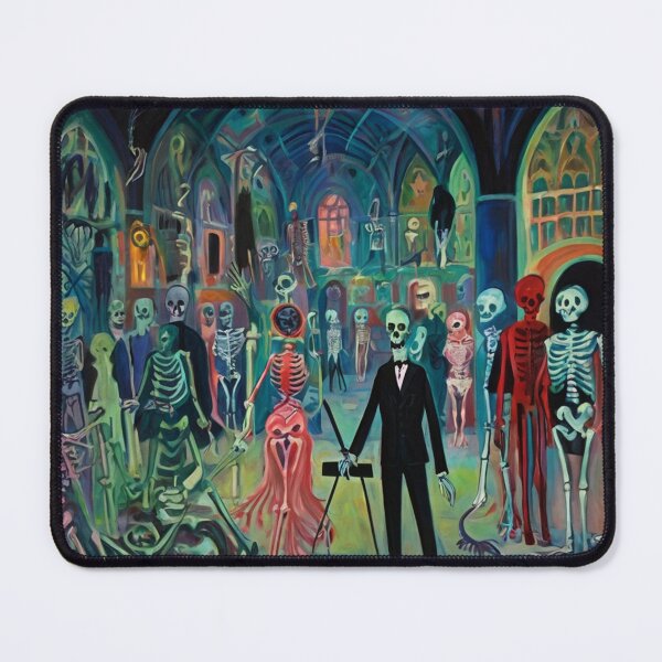 Item preview, Day of the Dead expressionist art painting designed and sold by Vintage Designs +.