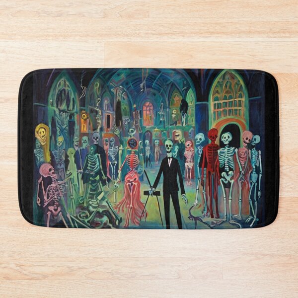 Item preview, Day of the Dead expressionist art painting designed and sold by Vintage Designs +.