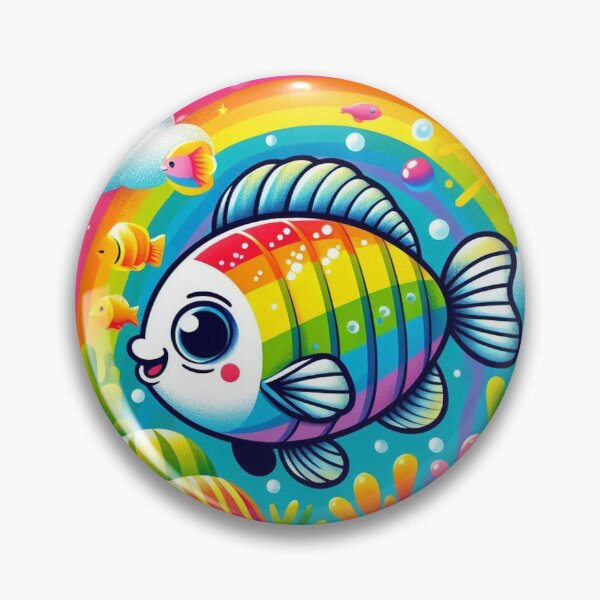 Item preview, Color Your World: The Radiant Rainbowfish designed and sold by communedesigns.