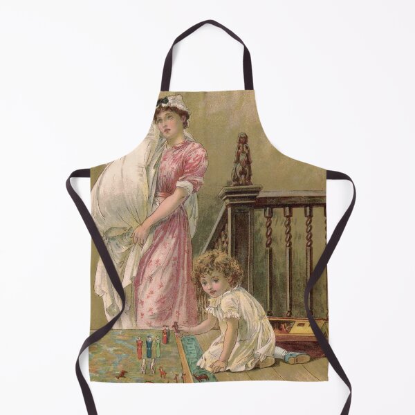 Item preview, Mother and Daughter vintage painting designed and sold by Vintage Designs +.