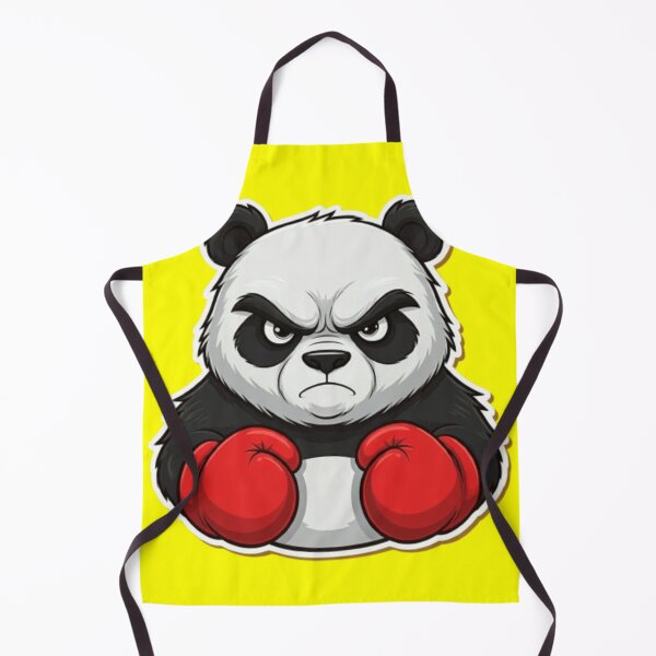Item preview, Grumpy Boxing Panda designed and sold by StickersRyous.