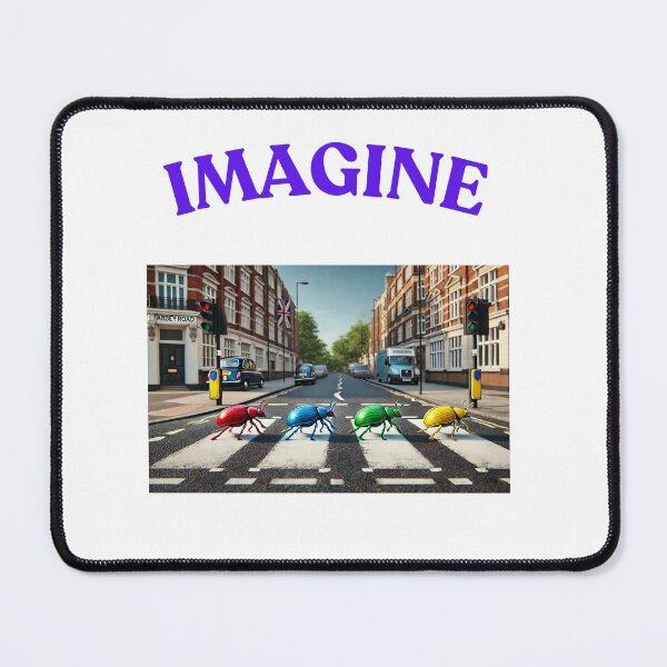 Item preview, Imagine beetles on Abbey Road designed and sold by Andykinoz.