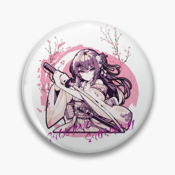 Artikelvorschau, Anime Sakura Samurai Mädchen entworfen und verkauft von InkdGraphix.