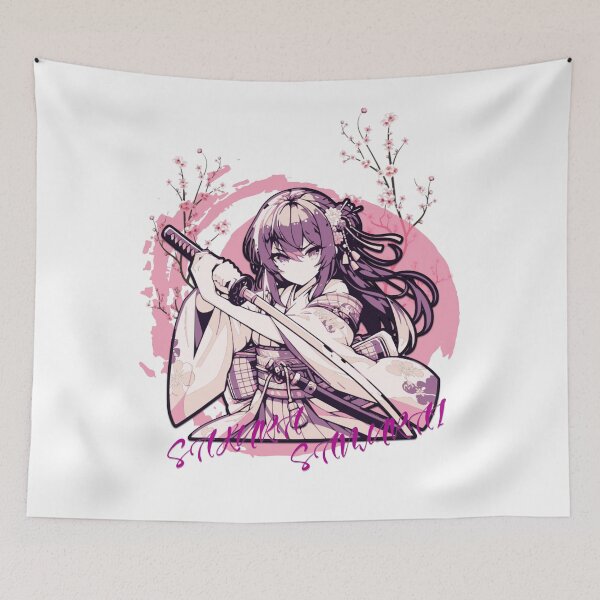 Item preview, Anime Sakura Samurai Girl designed and sold by InkdGraphix.