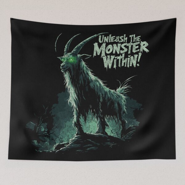 Item preview, Zombie Animal : Creepy Goat designed and sold by Eksama Design.