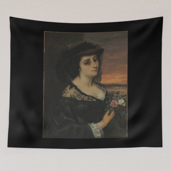 Item preview, Mrs. Laure Borreau  - Gustave Courbet designed and sold by Vintage Designs +.