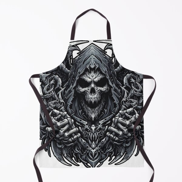 Item preview, Death, Grim Reaper in Black and White Horror Design, Halloween, Logo designed and sold by Salimgor Hangaround Music.