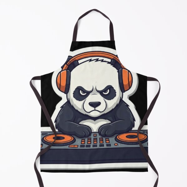 Item preview, Grumpy Panda DJ designed and sold by StickersRyous.