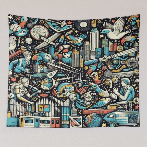 Item preview, Astrology Hobby Collage designed and sold by Imaginarium of Chaos falcon88 .