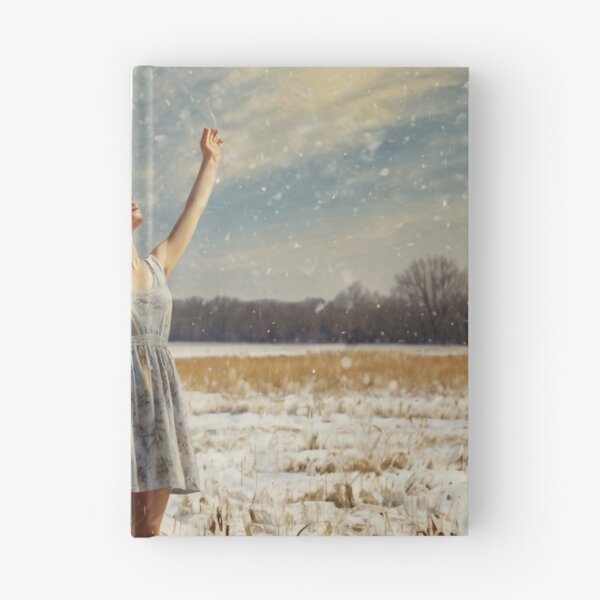 Item preview,  Autumnal fall seasonal art of a beautiful woman standing in a snowy field after Bougereau designed and sold by Vintage Designs +.