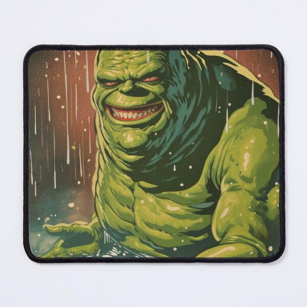 Item preview, Green Grotesque Creature in Retro Poster Style designed and sold by Piotrek0001.
