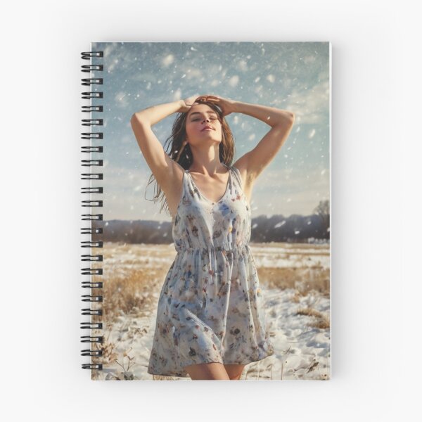 Item preview,  Autumnal fall seasonal art of a beautiful woman standing in a snowy field after Bougereau designed and sold by Vintage Designs +.