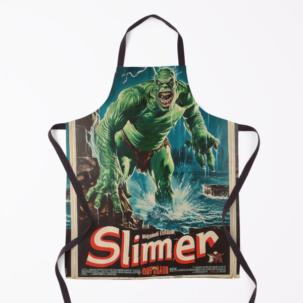 Item preview, Green Grotesque Creature in Retro Poster Style designed and sold by Piotrek0001.