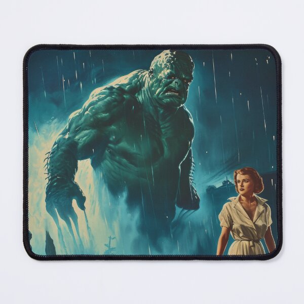Item preview, Green Grotesque Creature in Retro Poster Style designed and sold by Piotrek0001.