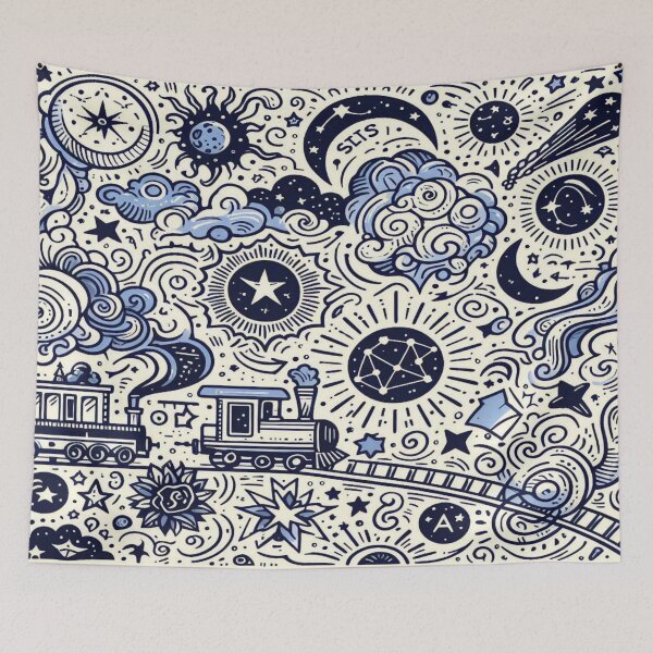 Item preview, Celestial Train Adventure designed and sold by Imaginarium of Chaos falcon88 .